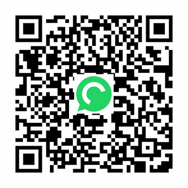 QR code WhatsApp — écrire à Freya